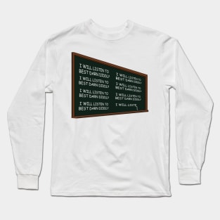 Chalkboard Long Sleeve T-Shirt